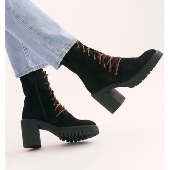 Free People Shoes - Free People Dylan Suede Lace Up Boots